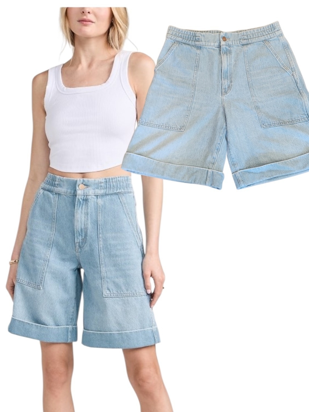 MOTHER Snacks The Tasty Utility 90's Short Cuff Sweet And Sour Wash Cotton 32